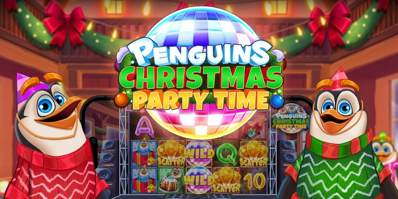 Penguins Christmas Party Time: Обзор слота — Пингвины отрываются по полной!
